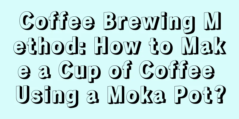 Coffee Brewing Method: How to Make a Cup of Coffee Using a Moka Pot?