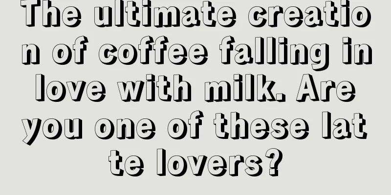The ultimate creation of coffee falling in love with milk. Are you one of these latte lovers?