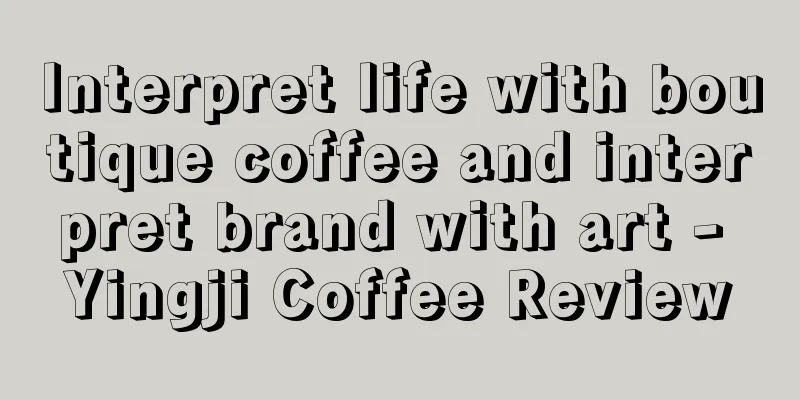 Interpret life with boutique coffee and interpret brand with art - Yingji Coffee Review