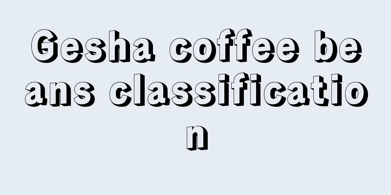 Gesha coffee beans classification
