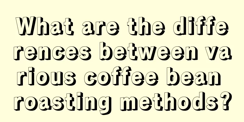 What are the differences between various coffee bean roasting methods?