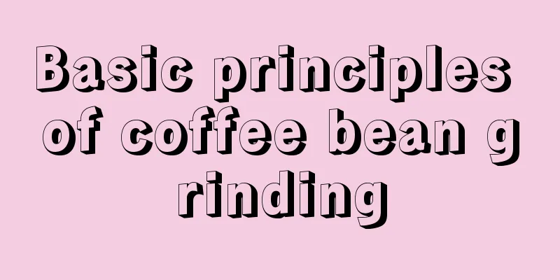 Basic principles of coffee bean grinding