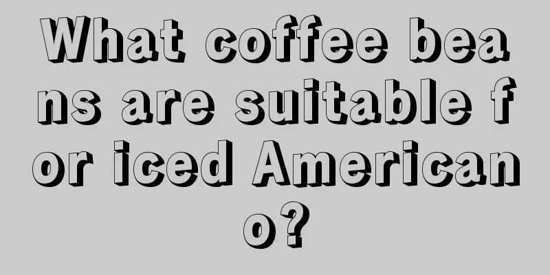 What coffee beans are suitable for iced Americano?