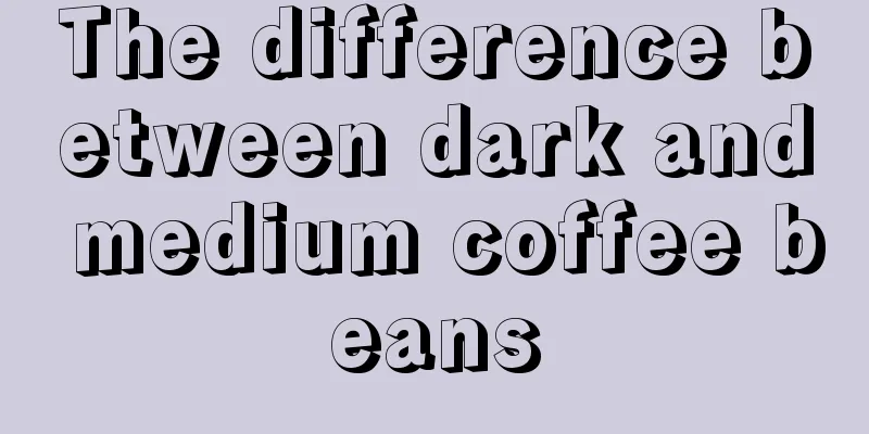 The difference between dark and medium coffee beans