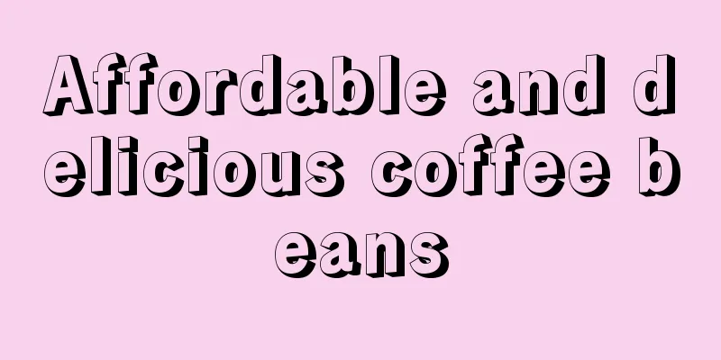 Affordable and delicious coffee beans