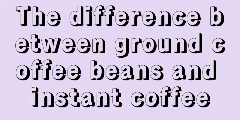 The difference between ground coffee beans and instant coffee