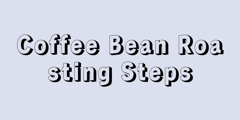 Coffee Bean Roasting Steps