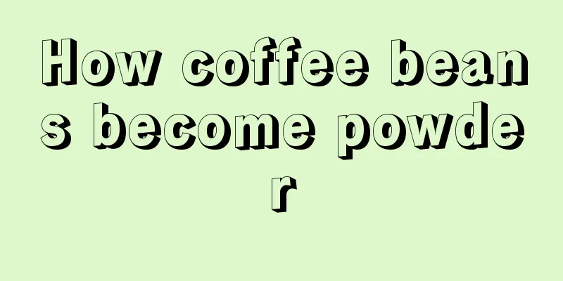 How coffee beans become powder