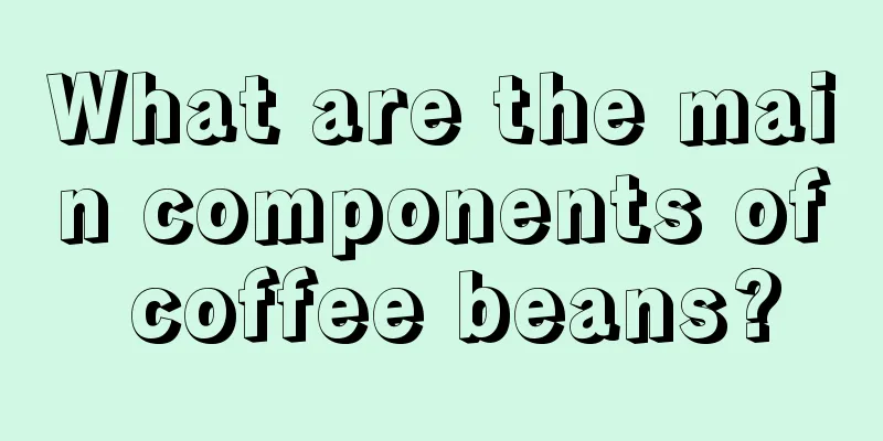 What are the main components of coffee beans?