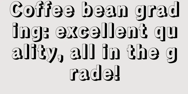 Coffee bean grading: excellent quality, all in the grade!