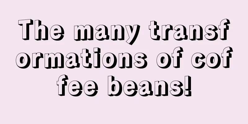 The many transformations of coffee beans!
