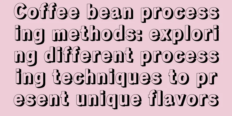 Coffee bean processing methods: exploring different processing techniques to present unique flavors