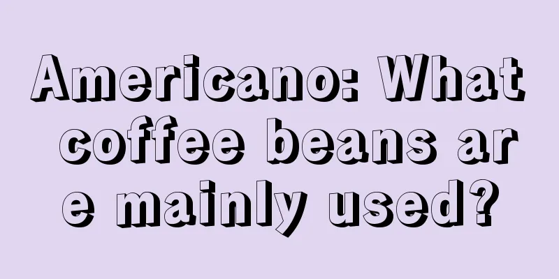 Americano: What coffee beans are mainly used?