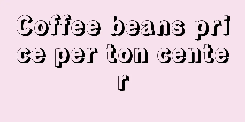 Coffee beans price per ton center