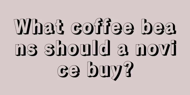 What coffee beans should a novice buy?