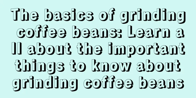 The basics of grinding coffee beans: Learn all about the important things to know about grinding coffee beans