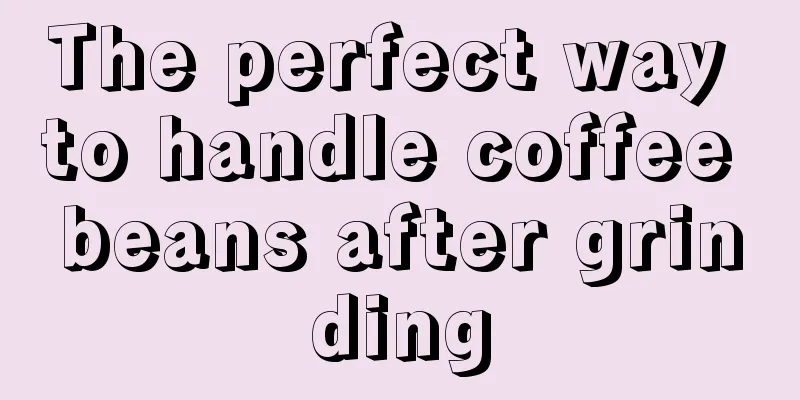 The perfect way to handle coffee beans after grinding