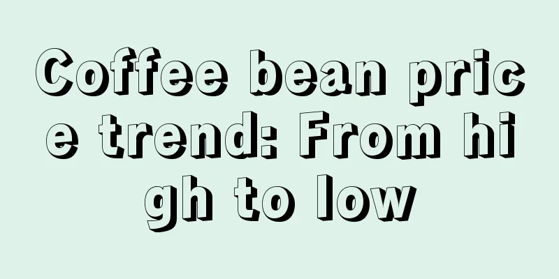 Coffee bean price trend: From high to low