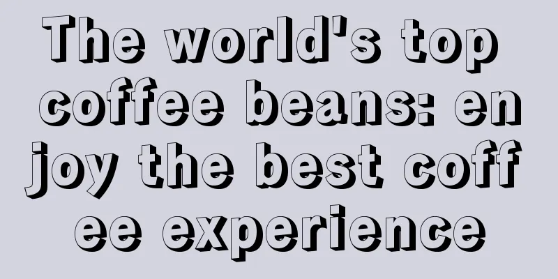 The world's top coffee beans: enjoy the best coffee experience