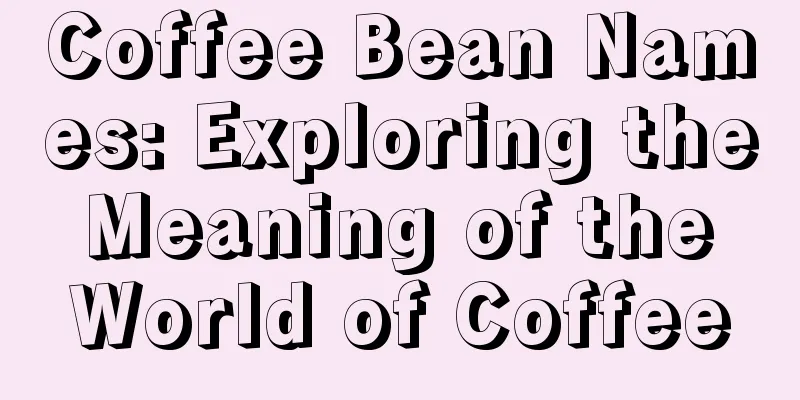 Coffee Bean Names: Exploring the Meaning of the World of Coffee