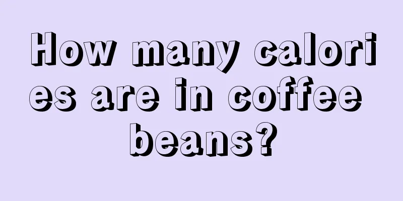 How many calories are in coffee beans?