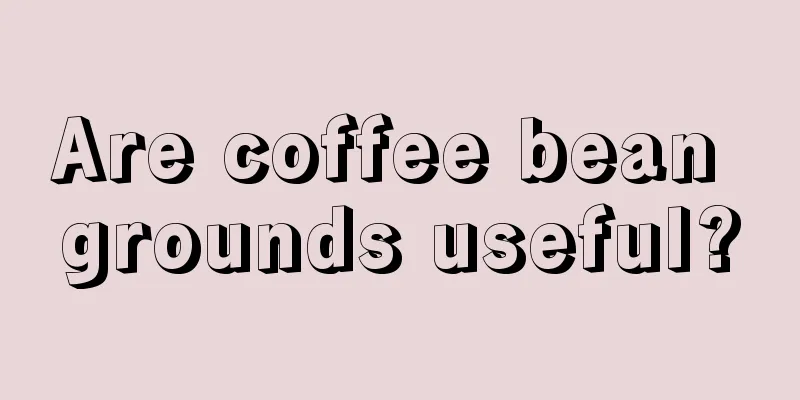 Are coffee bean grounds useful?