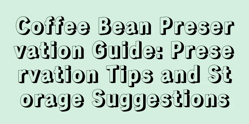 Coffee Bean Preservation Guide: Preservation Tips and Storage Suggestions