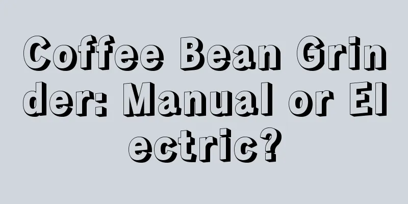 Coffee Bean Grinder: Manual or Electric?