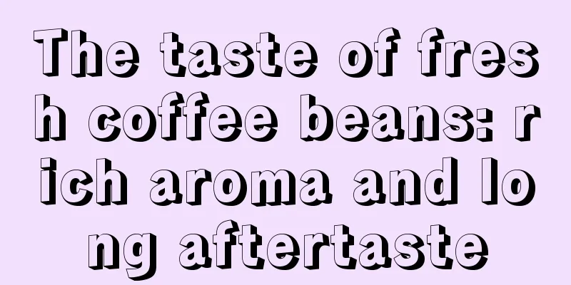 The taste of fresh coffee beans: rich aroma and long aftertaste