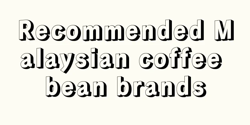 Recommended Malaysian coffee bean brands
