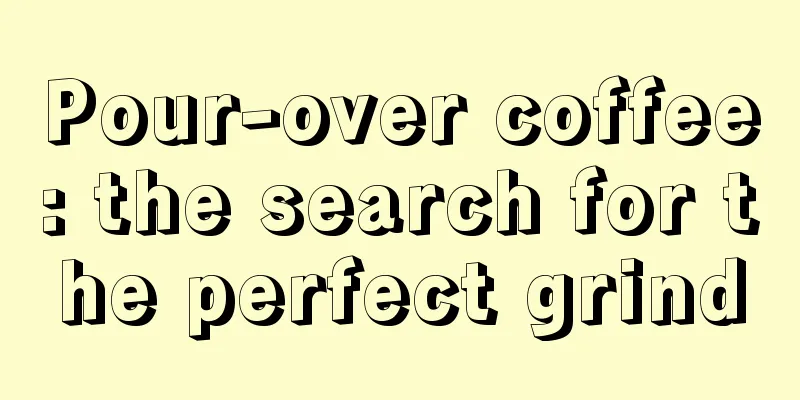 Pour-over coffee: the search for the perfect grind