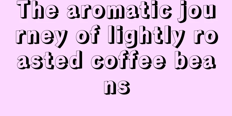 The aromatic journey of lightly roasted coffee beans
