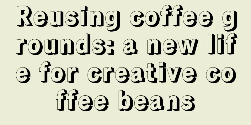 Reusing coffee grounds: a new life for creative coffee beans