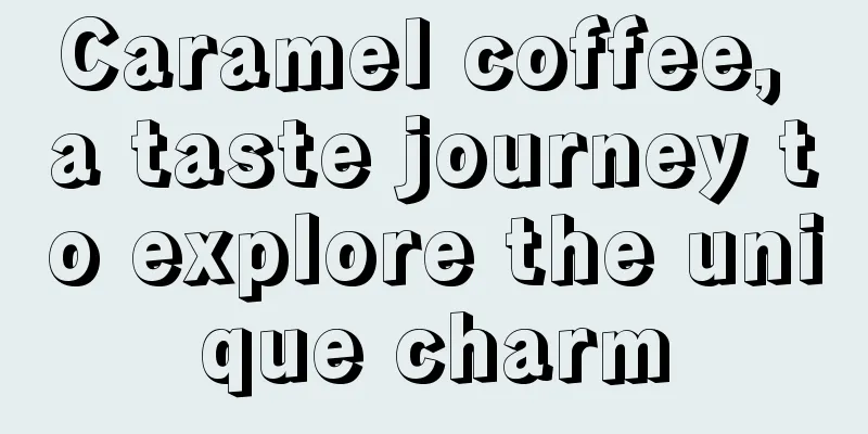 Caramel coffee, a taste journey to explore the unique charm