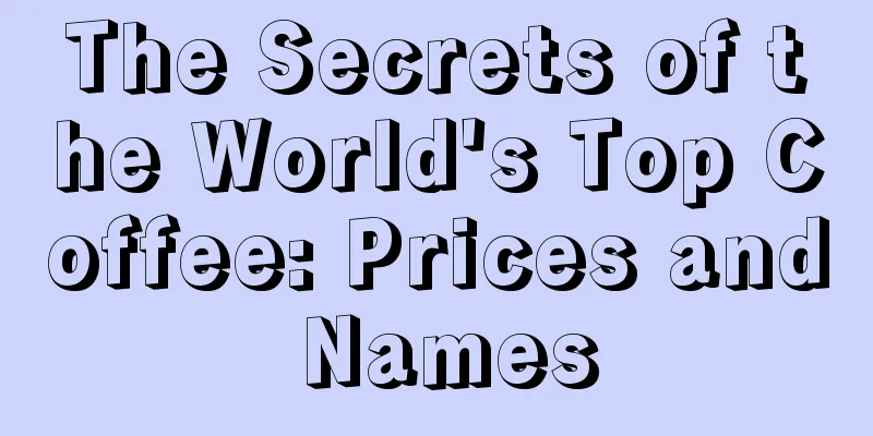The Secrets of the World's Top Coffee: Prices and Names