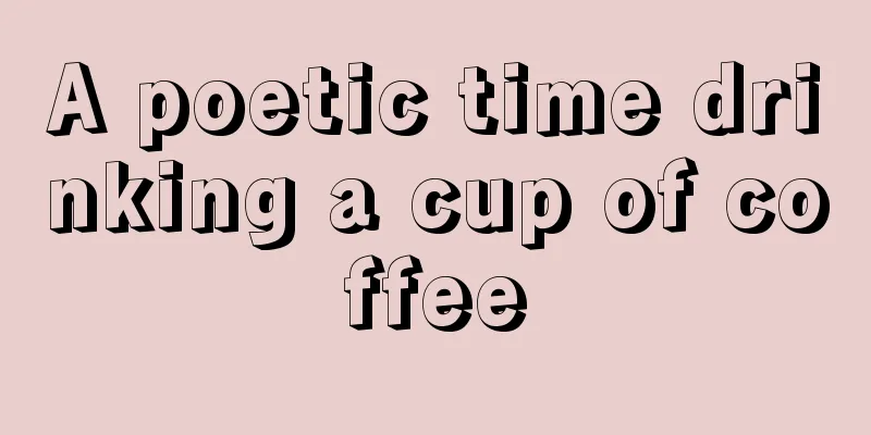 A poetic time drinking a cup of coffee