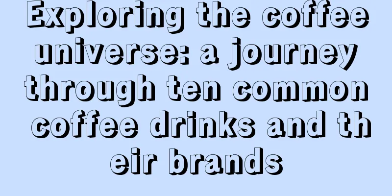 Exploring the coffee universe: a journey through ten common coffee drinks and their brands