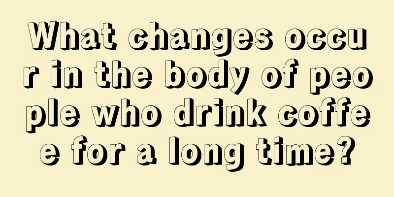 What changes occur in the body of people who drink coffee for a long time?