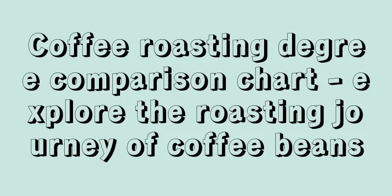 Coffee roasting degree comparison chart - explore the roasting journey of coffee beans