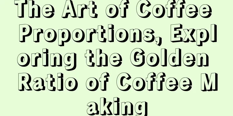 The Art of Coffee Proportions, Exploring the Golden Ratio of Coffee Making