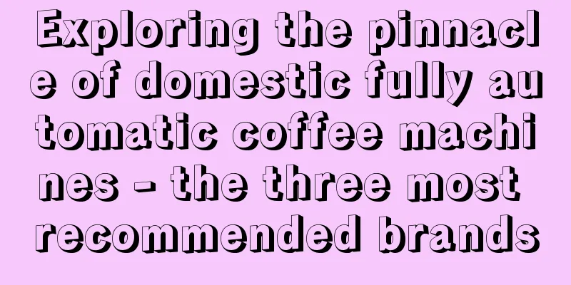 Exploring the pinnacle of domestic fully automatic coffee machines - the three most recommended brands