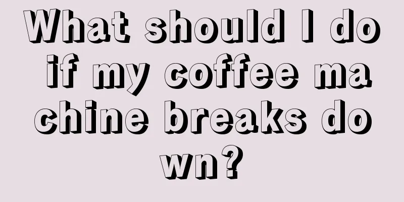 What should I do if my coffee machine breaks down?