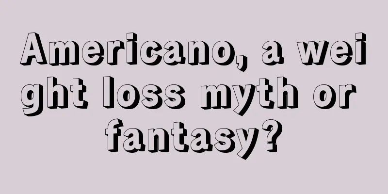 Americano, a weight loss myth or fantasy?