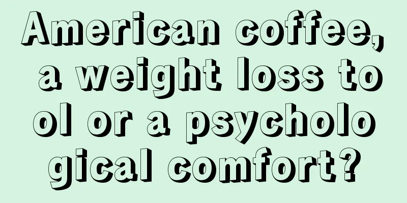 American coffee, a weight loss tool or a psychological comfort?