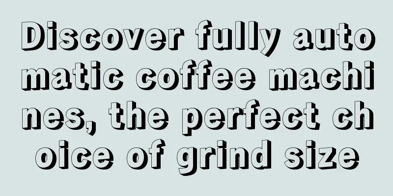 Discover fully automatic coffee machines, the perfect choice of grind size