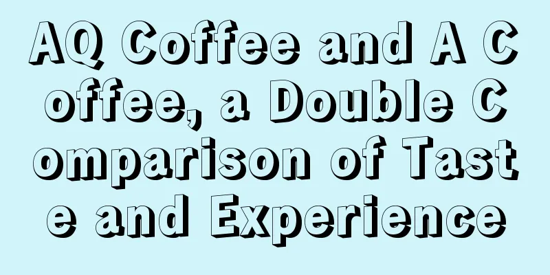 AQ Coffee and A Coffee, a Double Comparison of Taste and Experience