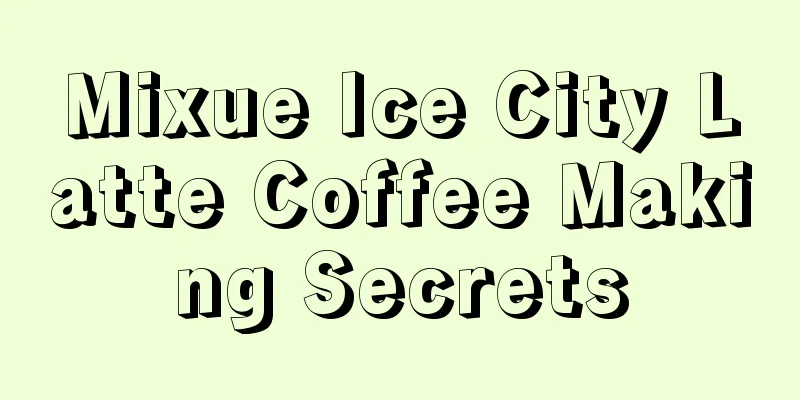 Mixue Ice City Latte Coffee Making Secrets