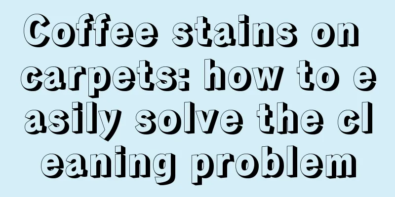 Coffee stains on carpets: how to easily solve the cleaning problem