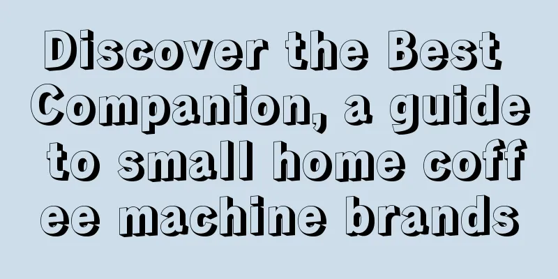 Discover the Best Companion, a guide to small home coffee machine brands