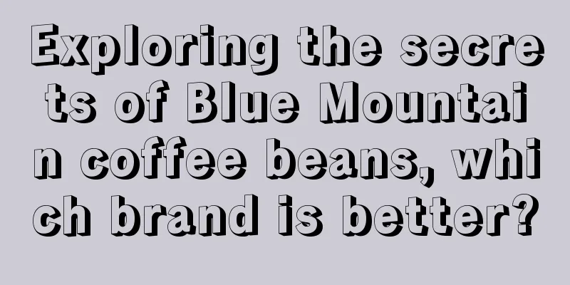 Exploring the secrets of Blue Mountain coffee beans, which brand is better?